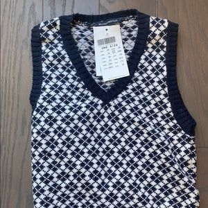 brandy melville knit sweater vest